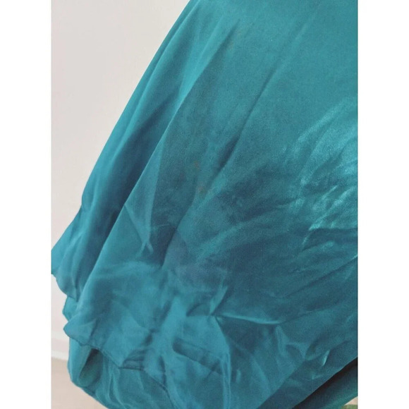 Victorias Secret Country Satin Silky Monogram Emerald Green Tank Top Camisole L - Picture 12 of 13